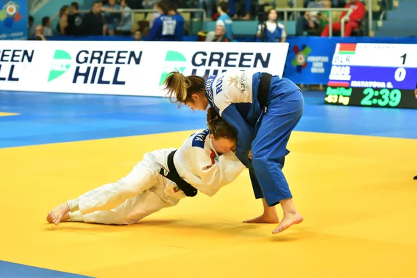 Orenburg Rusland Mei Jaar 2018 Meisjes Concurreren Judo Voor Europese — Stockfoto