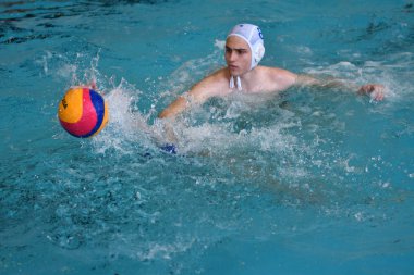 Orenburg, Rusya Federasyonu - ebilmek 4, 2017 yıl: çocuklar su topu şehir su topu turnuvasında oynamak