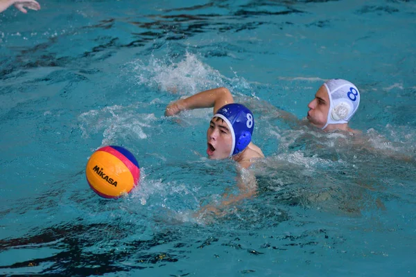 Orenburg Russia May 2017 Years Boys Play Water Polo City — Stock Photo, Image