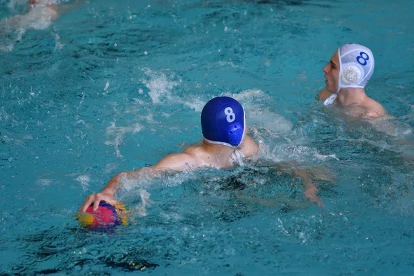 Orenburg Russland Mai 2017 Jahre Die Knaben Spielen Wasserball Beim — Stockfoto