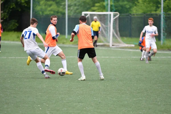 Orenburg Russia Giugno 2017 Anno Ragazzi Giocano Calcio Alla Open — Foto Stock