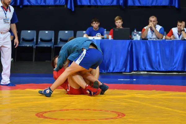 Orenburg Federacja Rosyjska Października 2016 Chłopców Zawody Samoobrona Bez Broni — Zdjęcie stockowe