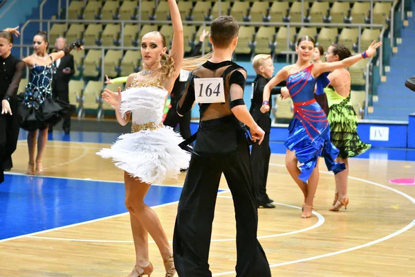 Orenburg Rusia Diciembre 2016 Chica Niño Bailando Campeonato Abierto Copa — Foto de Stock