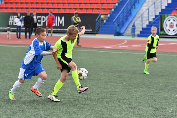 Orenburg Rusya Federasyonu 2017 Yıl Mayıs Oyun Çocuklar Oyunlarda Futbol — Stok fotoğraf