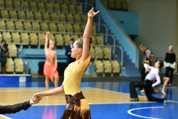 Orenburg Rusland December 2016 Meisje Jongen Het Open Kampioenschap Cup — Stockfoto