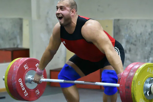 Orenburg Russia Dezember Jahr 2017 Men Cup Championship Weightlifting — Stock Photo, Image