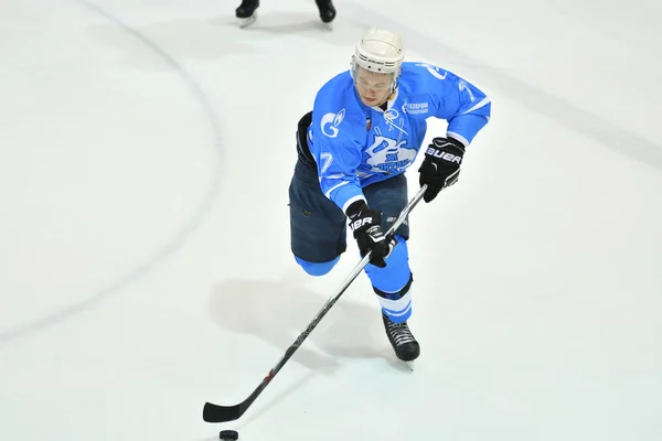 Orenburg Russland April 2017 Jahr Männer Spielen Hockey Auf Eishockey — Stockfoto