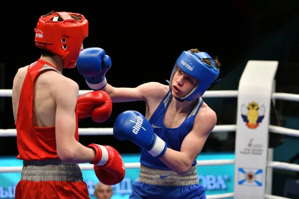 Orenburg Russie Mai 2017 Année Les Boxeurs Garçons Participent Championnat — Photo