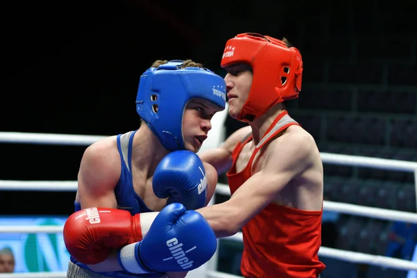 Orenburg Russland Mai 2017 Jahr Jungs Boxer Wetteifern Bei Der — Stockfoto