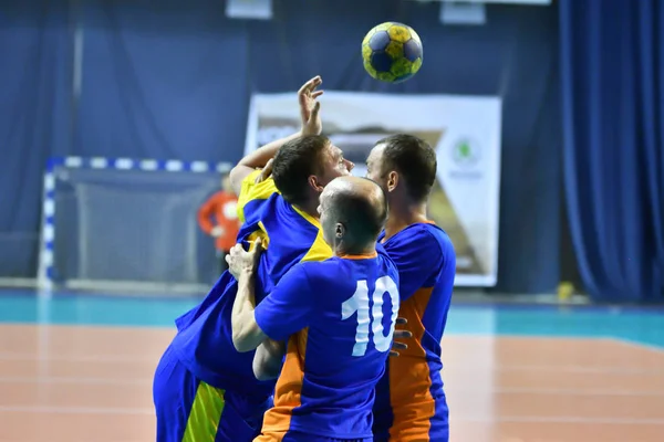 Orenburg Rusland Februari 2018 Jaar Jongens Spelen Handbal Internationaal Handbaltoernooi — Stockfoto