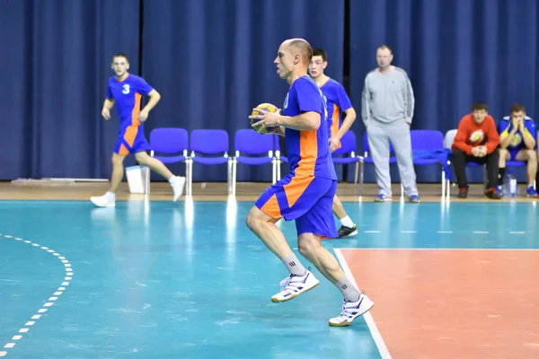 Orenburg Rusia Febrero12 2018 Año Niños Juegan Balonmano Torneo Internacional — Foto de Stock