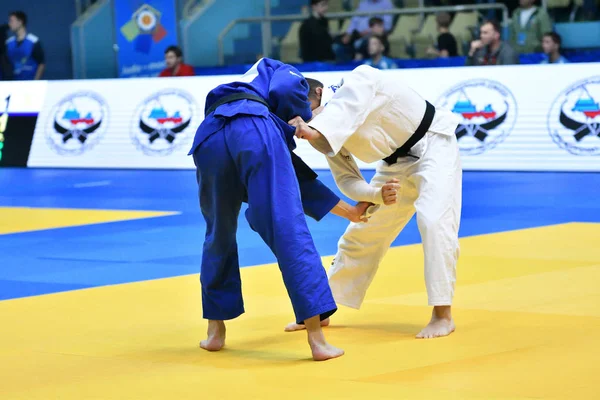 Orenburg Russia May Year 2018 Boys Compete Judo European Judo — Stock Photo, Image