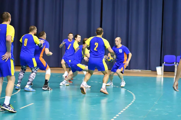 Orenburg Ryssland Februari 2018 Pojkar Spelar Handboll International Handboll Turnering — Stockfoto