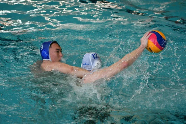 Orenburg Rusland Mei 2017 Jaar Jongens Spelen Waterpolo Stad Waterpolo — Stockfoto