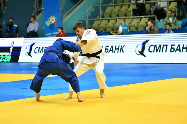 Orenburg Rússia Maio 2018 Meninos Competem Judô Pelo Europeu Judo — Fotografia de Stock