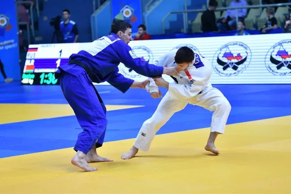 Orenburg Russia May Year 2018 Boys Compete Judo European Judo — Stock Photo, Image