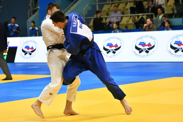 Orenburg Russland Mai Jahre 2018 Jungs Wetteifern Judo Europäische Judo — Stockfoto