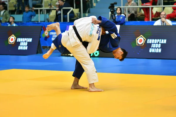 Orenburg Rusya Federasyonu Mayıs Yıl 2018 Boys Rekabet Judo Avrupa — Stok fotoğraf