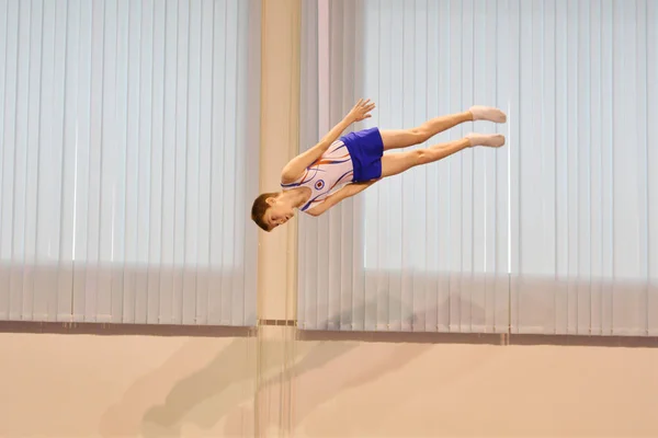 오렌부르크 러시아 2016 주니어 오렌부르크 대회에 점프에서 — 스톡 사진