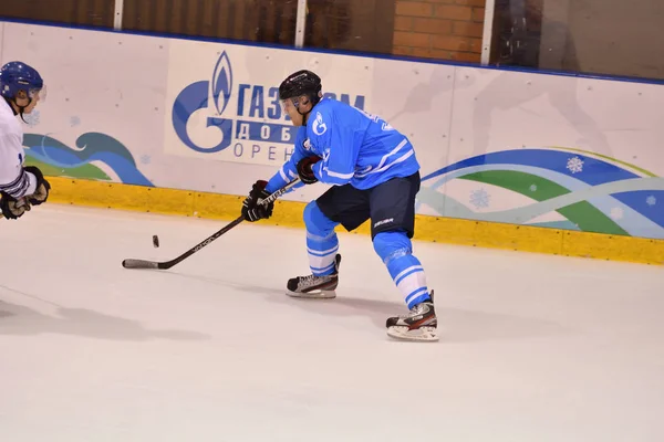 Orenburg Rusland April 2017 Jaar Mannen Spelen Hockey Ijshockeytoernooi Challenge — Stockfoto