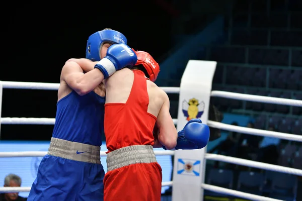 Orenburg Russia Maggio 2017 Anno Ragazzi Pugili Gareggiano Nel Campionato — Foto Stock