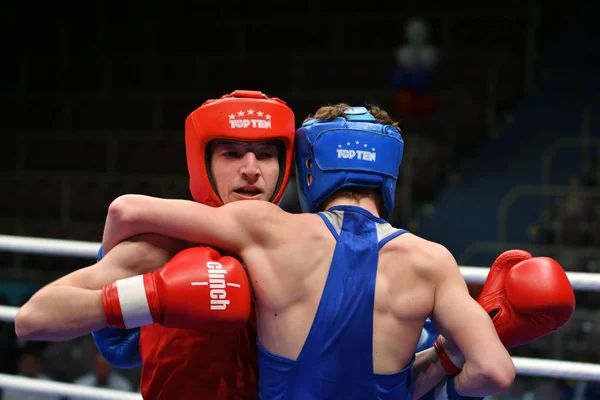 Orenburg Rusland Mei 2017 Jaar Jongens Boxers Concurreren Het Kampioenschap — Stockfoto