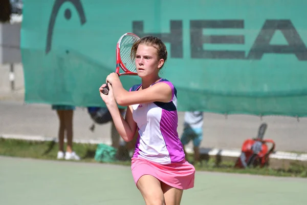 Orenburg Rusland Augustus 2017 Jaar Tennismeisje Prijzen Van Tennis Federatie — Stockfoto