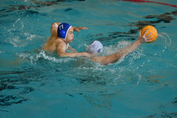 Orenburg Rusia Mayo 2017 Años Los Niños Juegan Waterpolo Torneo —  Fotos de Stock