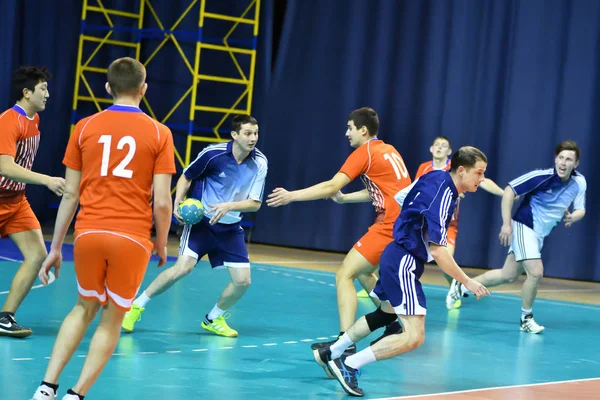 Orenburg Rusia Febrero12 2018 Año Niños Juegan Balonmano Torneo Internacional — Foto de Stock