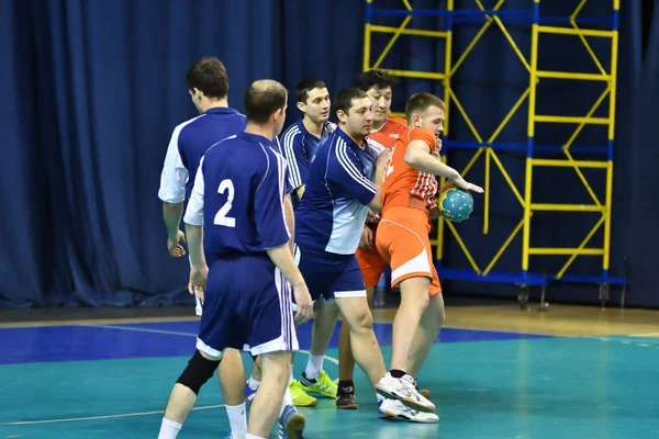 Orenburg Rusia Febrero12 2018 Año Niños Juegan Balonmano Torneo Internacional — Foto de Stock