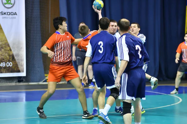 Orenburg Russland Februar 2018 Jahr Jungen Spielen Handball Internationales Handballturnier — Stockfoto