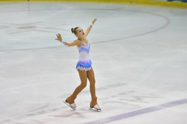 Orenburg Rusya Federasyonu Mart 2018 Yıl Kız Rekabet Artistik Patinaj — Stok fotoğraf