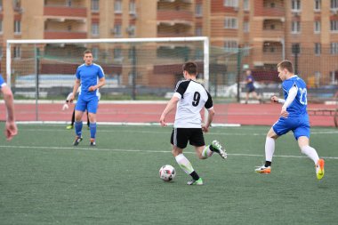 Orenburg, Rusya Federasyonu 8 Haziran 2017 yıl: Boys futbol oynamak