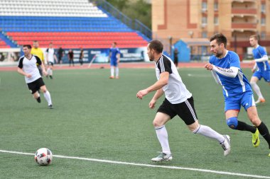 Orenburg, Rusya Federasyonu 8 Haziran 2017 yıl: Boys futbol oynamak
