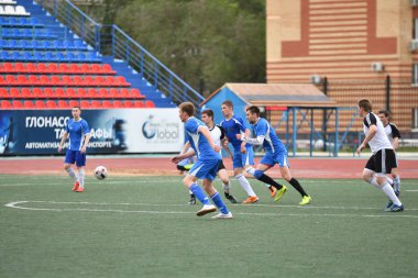 Orenburg, Rusya Federasyonu 8 Haziran 2017 yıl: Boys futbol oynamak