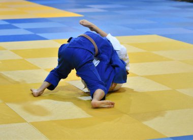 Erkekler Judo 'da yarışıyor