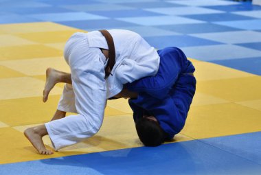 Erkekler Judo 'da yarışıyor