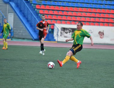 Orenburg, Rusya Federasyonu 8 Haziran 2017 yıl: Boys futbol oynamak