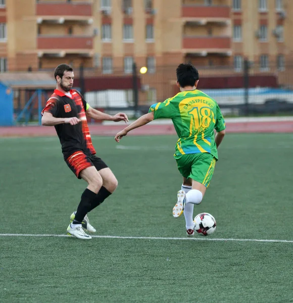 Orenburg Rusia Junio 2017 Año Los Niños Juegan Fútbol Copa —  Fotos de Stock