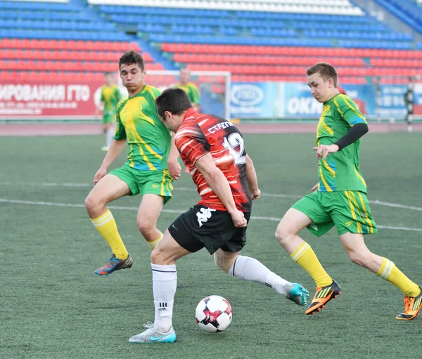 Orenburg Russia June 2017 少年たちはCkfのオープンチャンピオンシップカップでサッカーをする — ストック写真