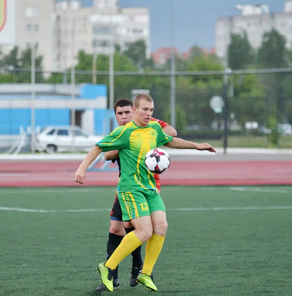 Orenburg Rosja Czerwca 2017 Rok Chłopcy Grają Piłkę Nożną Open — Zdjęcie stockowe