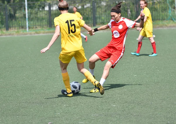 Orenburg Rusia Junio 2019 Año Las Niñas Juegan Torneo Fútbol —  Fotos de Stock