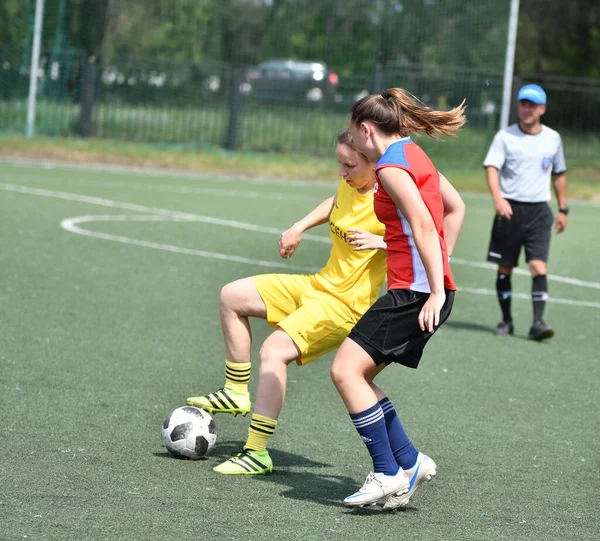 Orenburg Russia June 2019 Year Girls Play Football Women Tournament — Stock Photo, Image