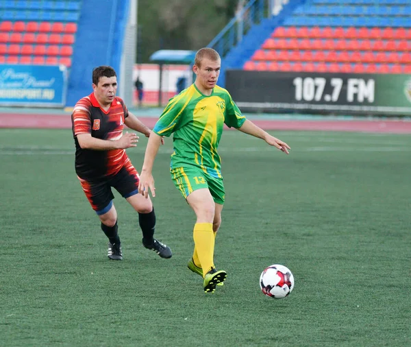 Orenburg Rusia Junio 2017 Año Los Niños Juegan Fútbol Copa —  Fotos de Stock