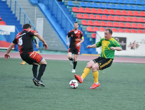 Orenburg Rusia Junio 2017 Año Los Niños Juegan Fútbol Copa —  Fotos de Stock