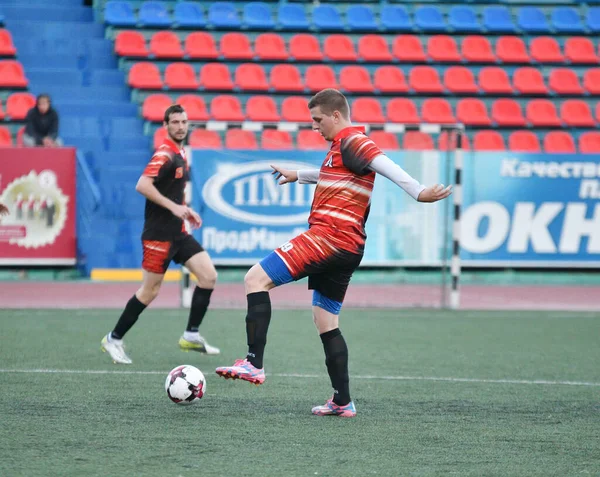 Orenburg Rusia Junio 2017 Año Los Niños Juegan Fútbol Copa —  Fotos de Stock