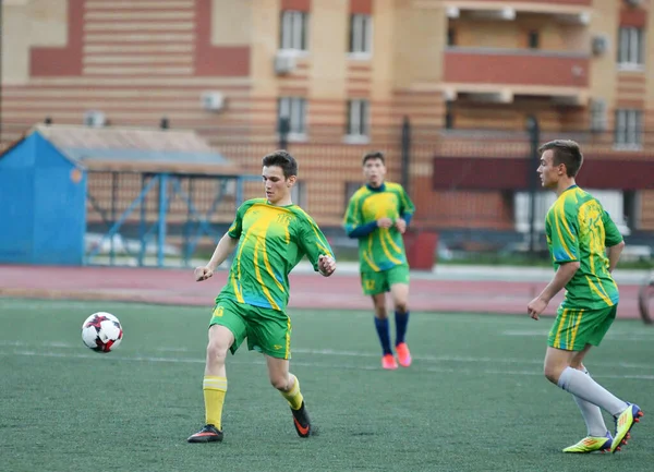 Orenburg Rússia Junho 2017 Ano Meninos Jogar Futebol Open Championship — Fotografia de Stock