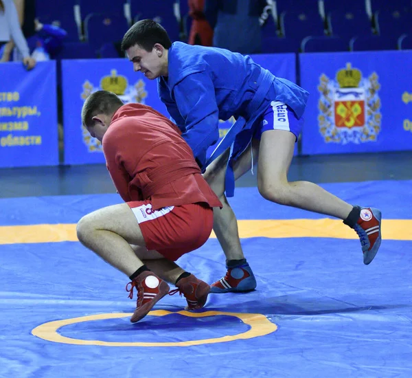 Orenburg Rosja Października 2019 Zawody Chłopców Samoobrona Bez Broni Mistrzostwach — Zdjęcie stockowe