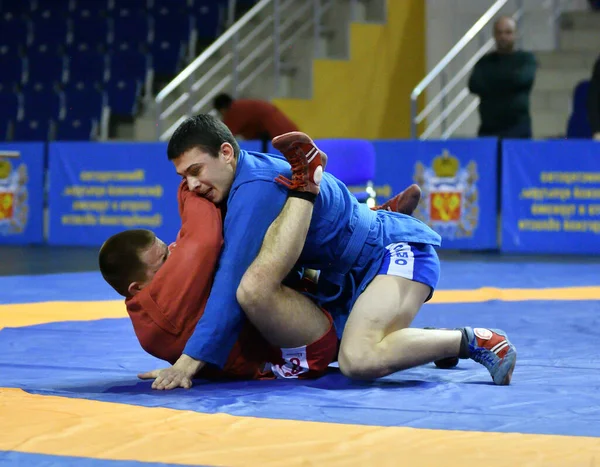 Orenburg Rússia Outubro 2019 Competições Meninos Autodefesa Sem Armas Campeonato — Fotografia de Stock