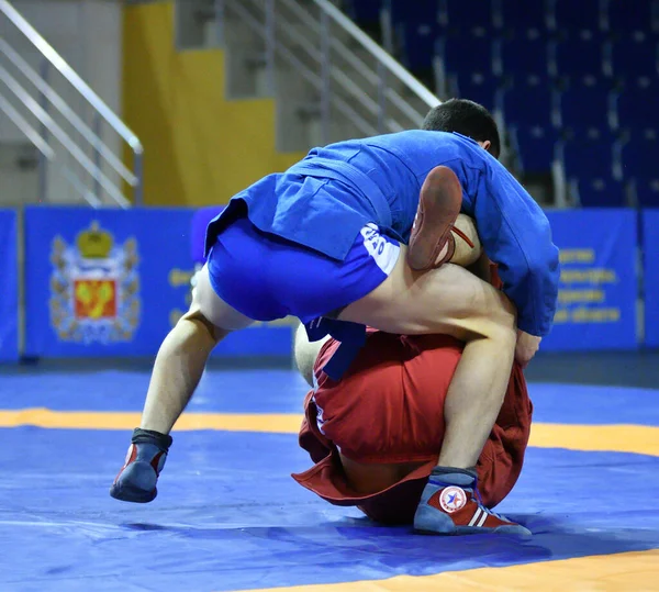 Orenburg Rússia Outubro 2019 Competições Meninos Autodefesa Sem Armas Campeonato — Fotografia de Stock